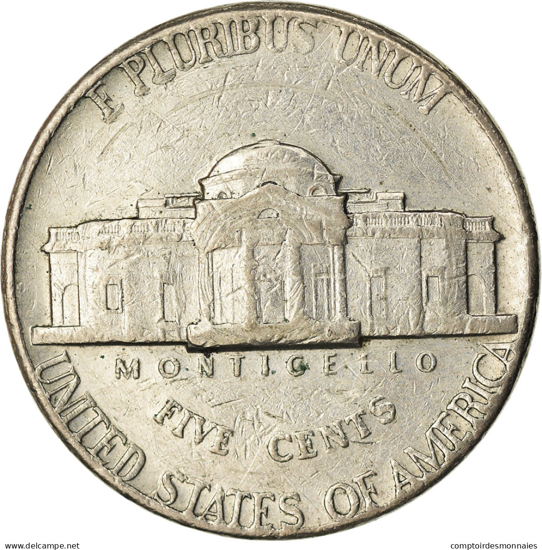 Monnaie, États-Unis, Jefferson Nickel, 5 Cents, 1971, U.S. Mint, Denver, TB+ - 1938-42: Vorkriegszeit