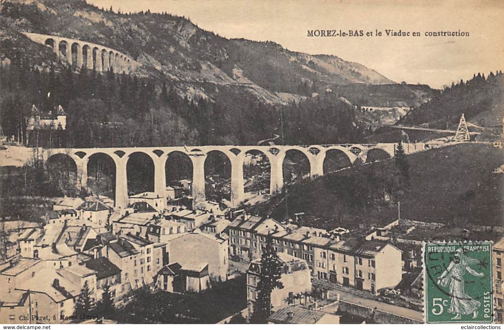 Morez         39        Viaduc En Construction       ( Voir Scan) - Morez