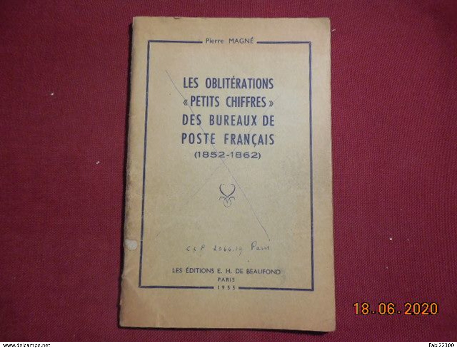 Oblitérations Petits Chiffres De La Poste Française - Oblitérations