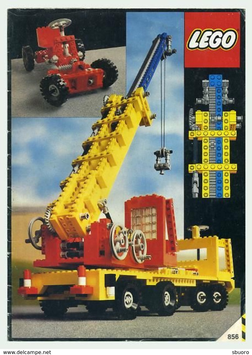 Notice De Montage Lego - Lego Technic - Numéro 856 - 32 Pages Couleurs - Travaux Publics - Ontwerpen