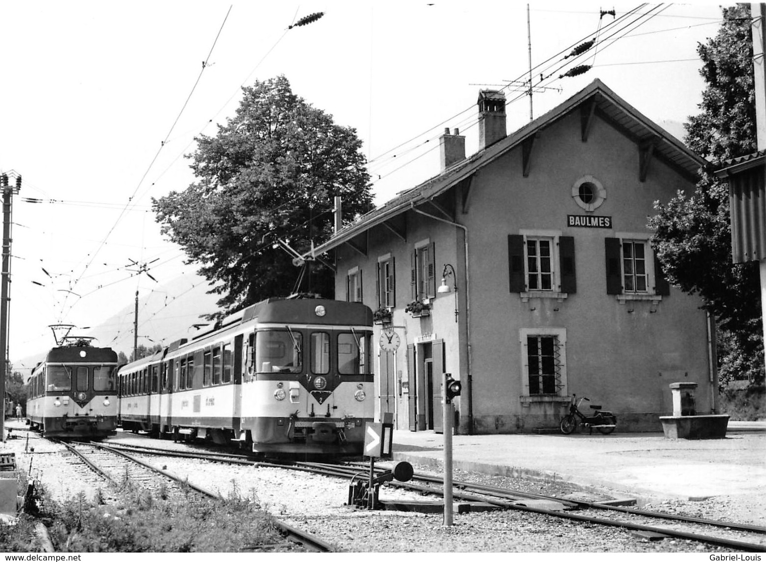 BVA - Gare De Baulmes - YSteC - YSte C - Y.S.T.E.C - Ligne De Chemin De Fer Train - Baulmes