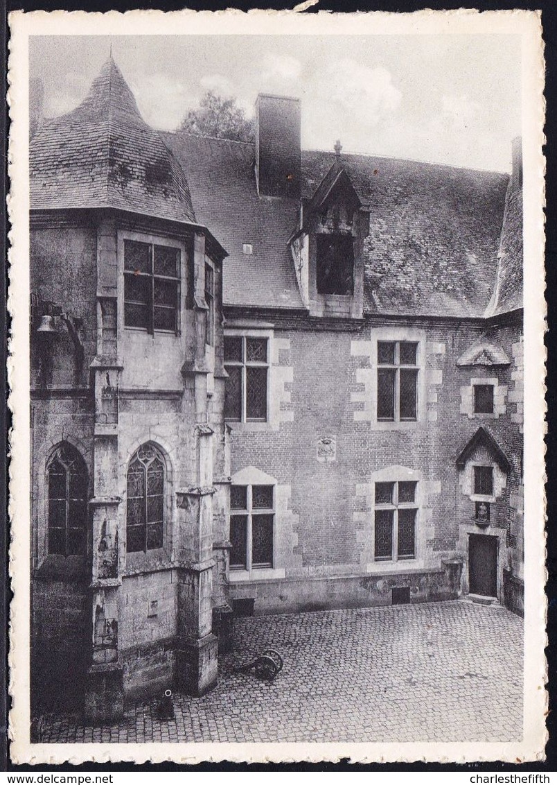 Écaussinnes D’Enghien - Château De La Follie : Cour Intérieure Et Chapelle St Chrisophe - Rare - Ecaussinnes