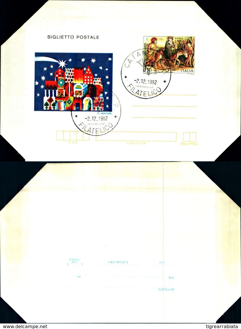 16224a)     Natale - Biglietto Postale - 2 Dicembre 1982 - Stamped Stationery