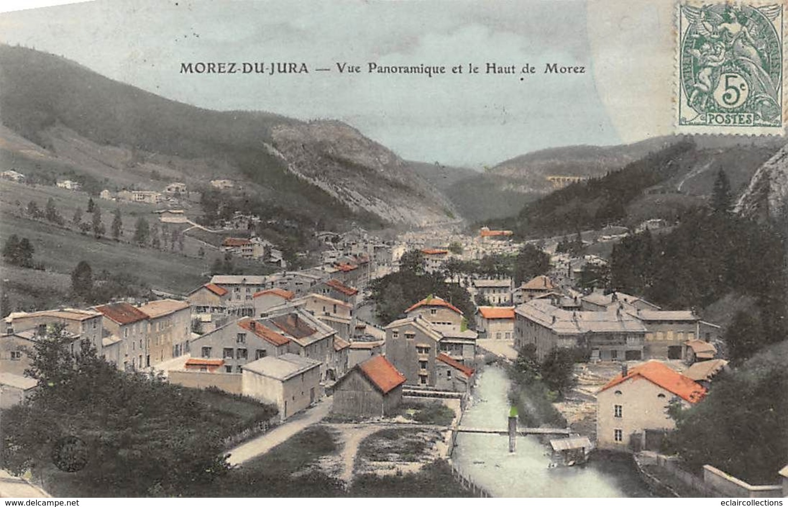 Morez         39        Vue Panoramique Et Le Haut De Morez       ( Voir Scan) - Morez