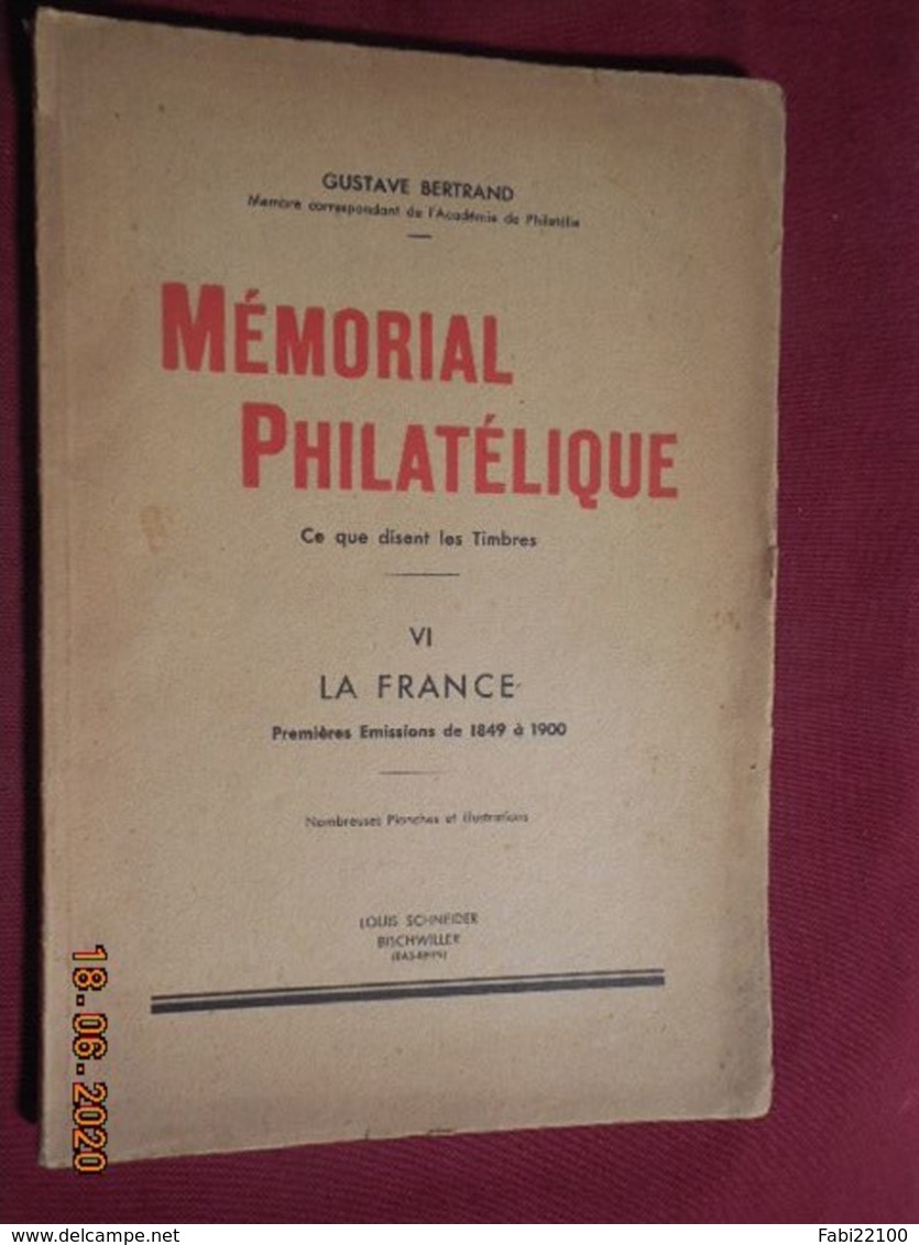 Mémorial Philatélique - Edition 1948 - Annullamenti