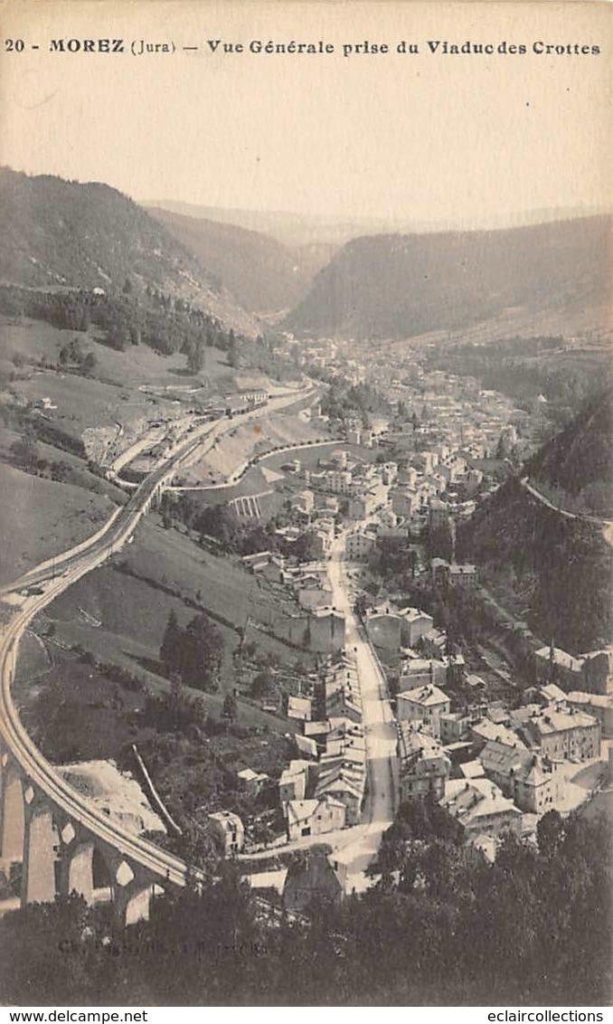 Morez         39           Vue Générale Prise Du Viaduc Des Crottes    ( Voir Scan) - Morez