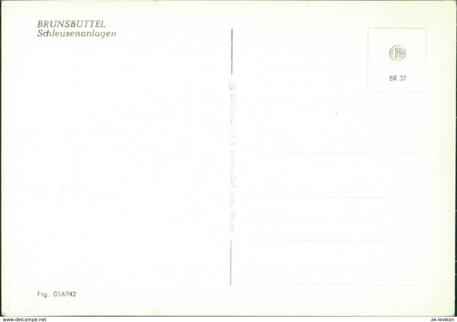 Ansichtskarte Brunsbüttel Brunsbüttelkoog Luftbild Schleusenanlagen 1975 - Other & Unclassified