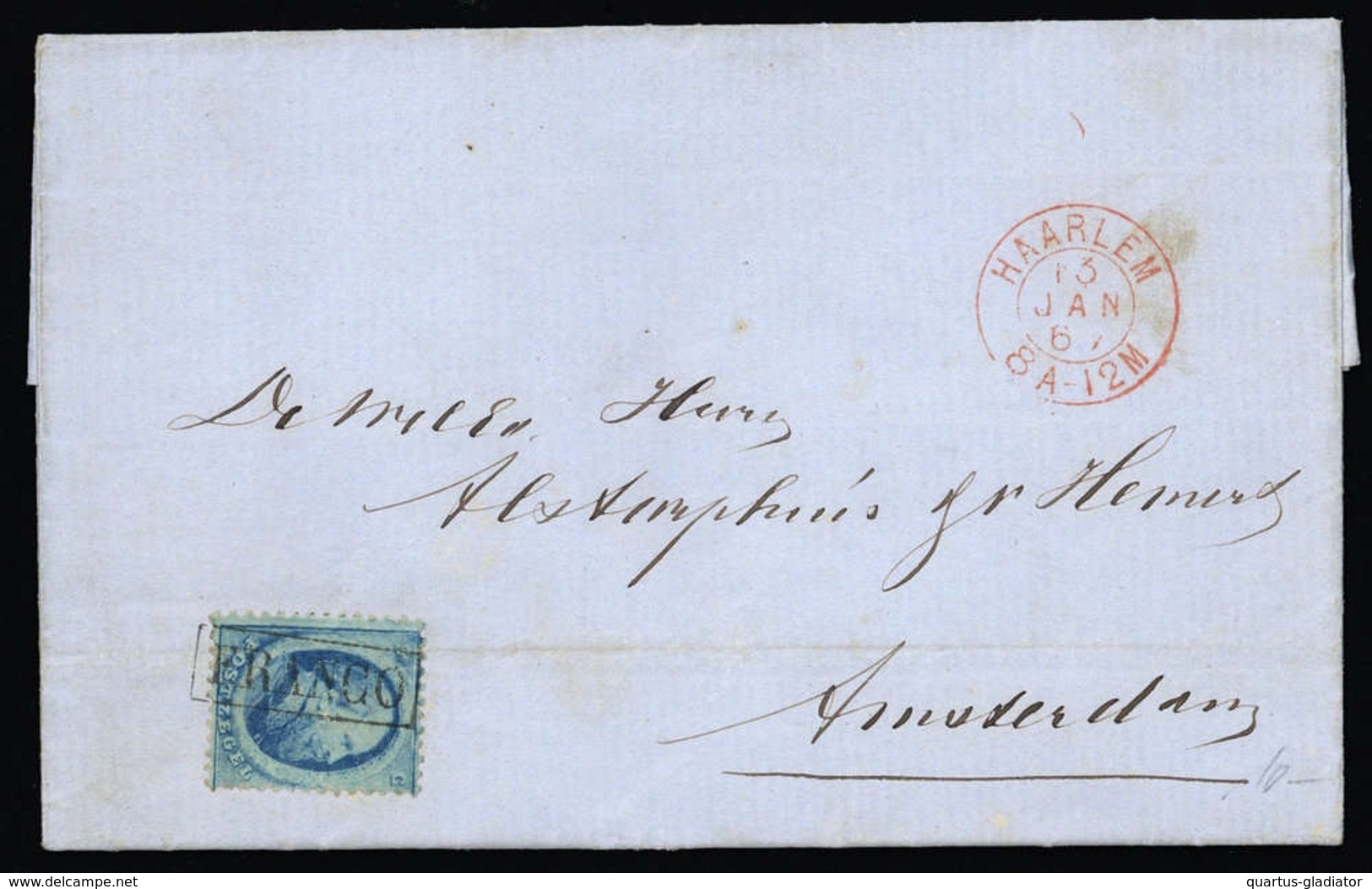 1867, Niederlande, 4, Brief - Other & Unclassified