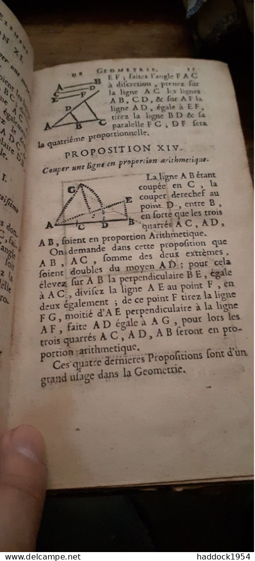 Nouveaux élémens De Géométrie De BLAINVILLE Contenans L'arpentage Des Superficies HACQUET Jean.b Besongne 1714 - 1701-1800