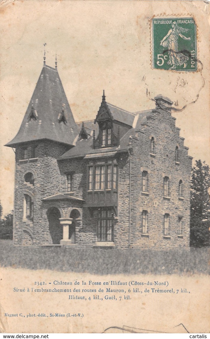 22-ILLIFAUT CHATEAU DE LA FOSSE -N°3888-E/0097 - Autres & Non Classés