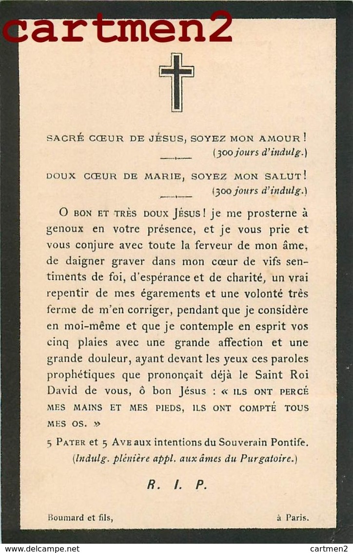 FAIRE-PART DE DECES COMTE DE MUSY JEAN SYMPHORIEN PAUL MARIE COUCHES LES MINES AUTUN NOBLESSE FAMILLE ROYALE GENEALOGIE - Esquela