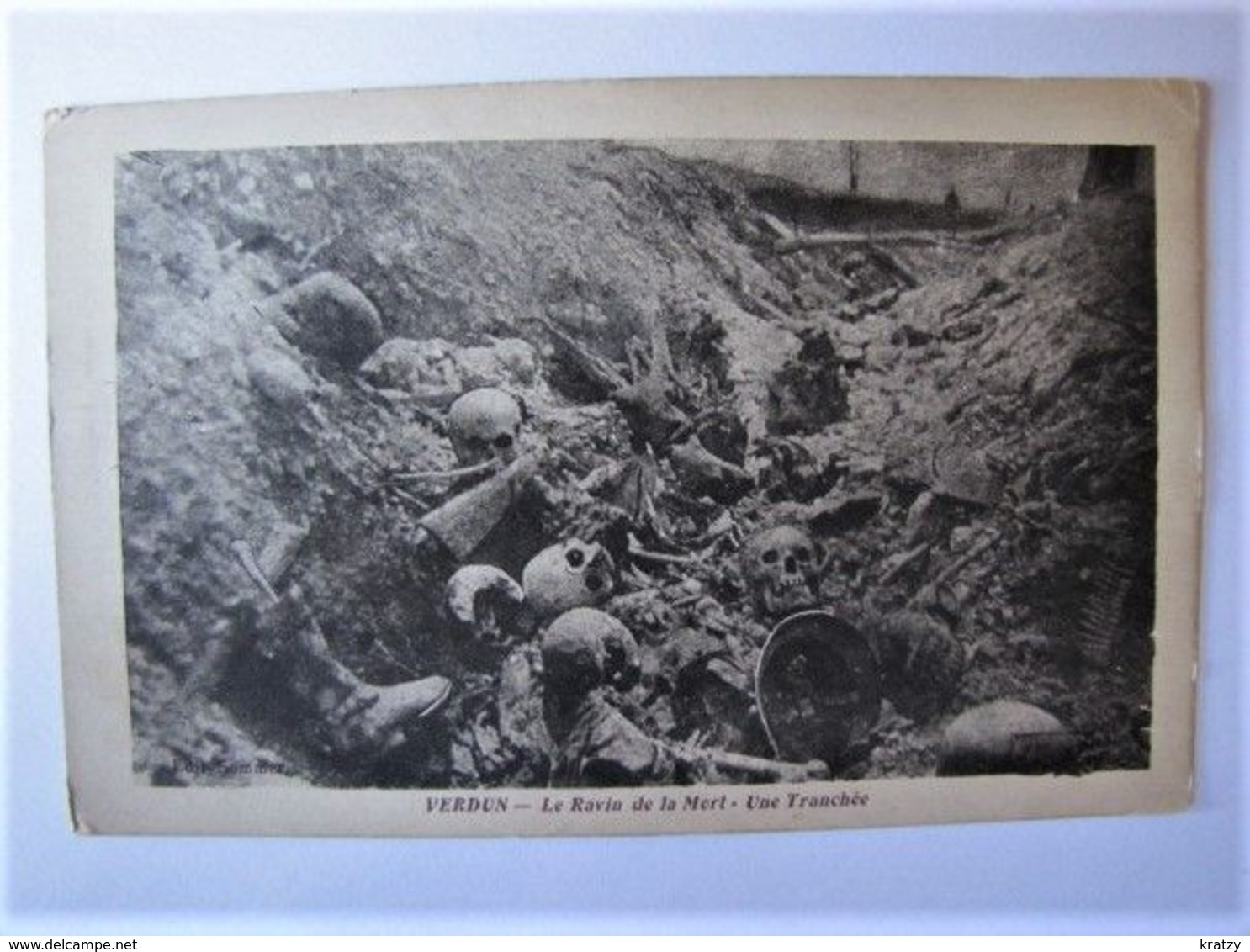 FRANCE - MEUSE - VERDUN - Guerre 1914-18 - Le Ravin De La Mort - Une Tranchée - Verdun