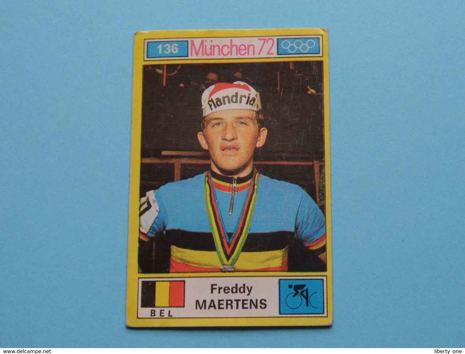 FREDDY MAERTENS België ( München 72 ) > ( Nr. 136 ) - Figurine PANINI ! - Cyclisme