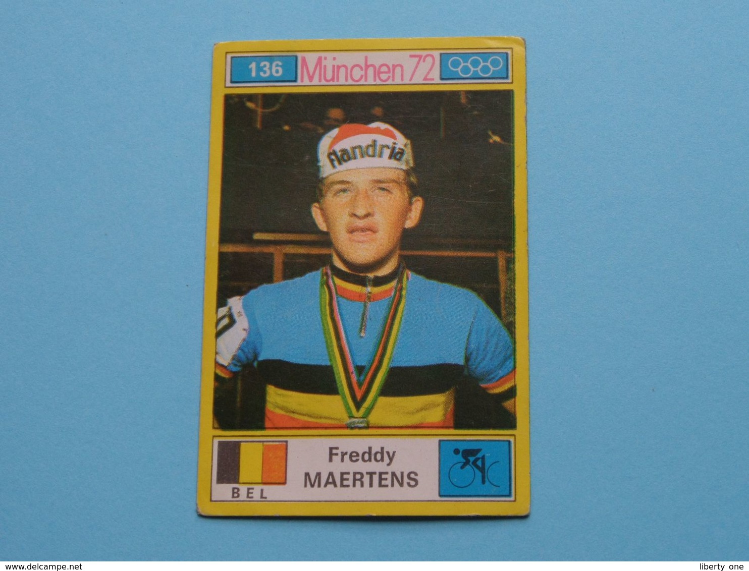 FREDDY MAERTENS België ( München 72 ) > ( Nr. 136 ) - Figurine PANINI ! - Cyclisme