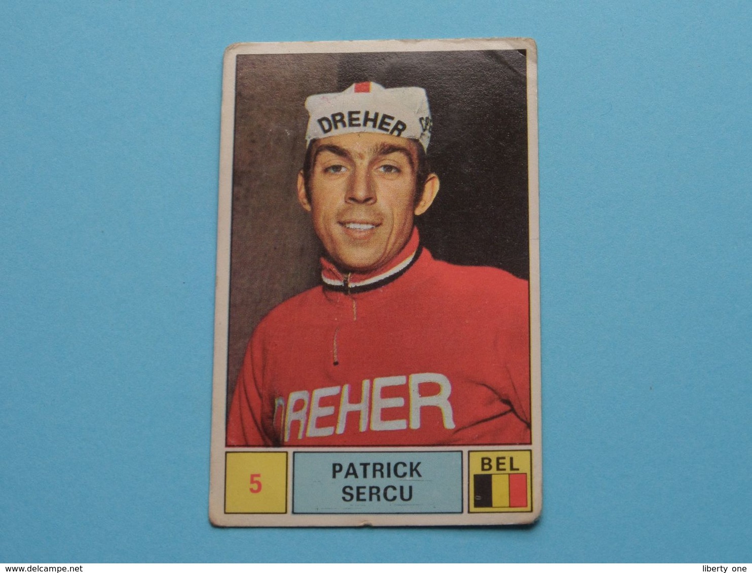 PATRICK SERCU België ( Sprint 71 >  Nr. 5 ) - Figurine PANINI Modena ( 2 Scans ) ! - Wielrennen