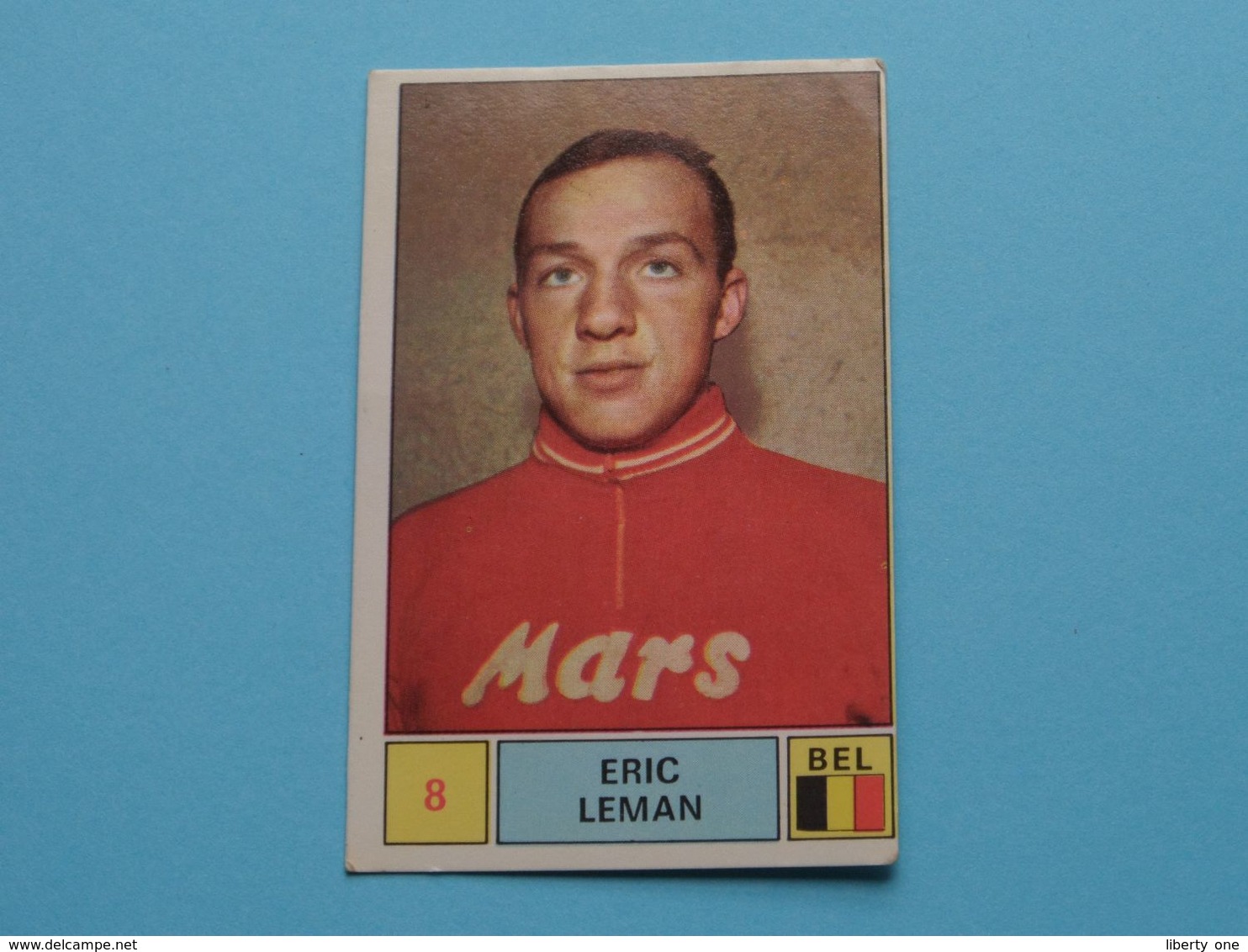 ERIC LEMAN België ( Sprint 71 >  Nr. 8 ) - Figurine PANINI Modena ( 2 Scans ) ! - Cyclisme