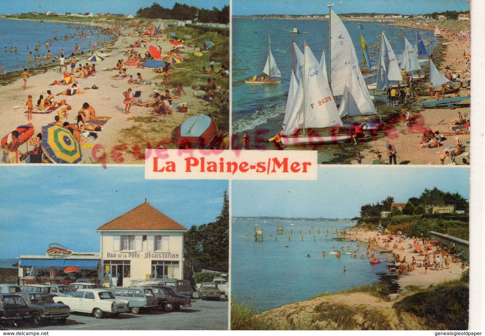 44 - LA PLAINE SUR MER - LES PLAGES- LA TARA- LE CORMIER -LA PREE- PORT GIRAUD - BAR DE LA PREE DEGUSTATION - La-Plaine-sur-Mer