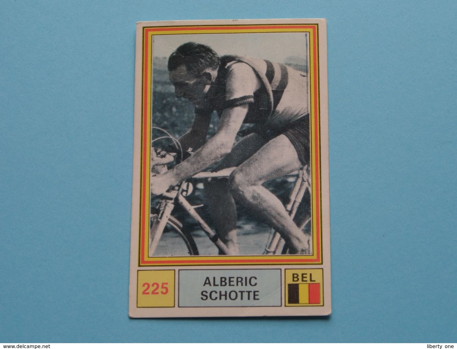 ALBERIC SCHOTTE België ( Sprint 71 >  Nr. 225 ) - Figurine PANINI Modena ( 2 Scans ) ! - Cyclisme