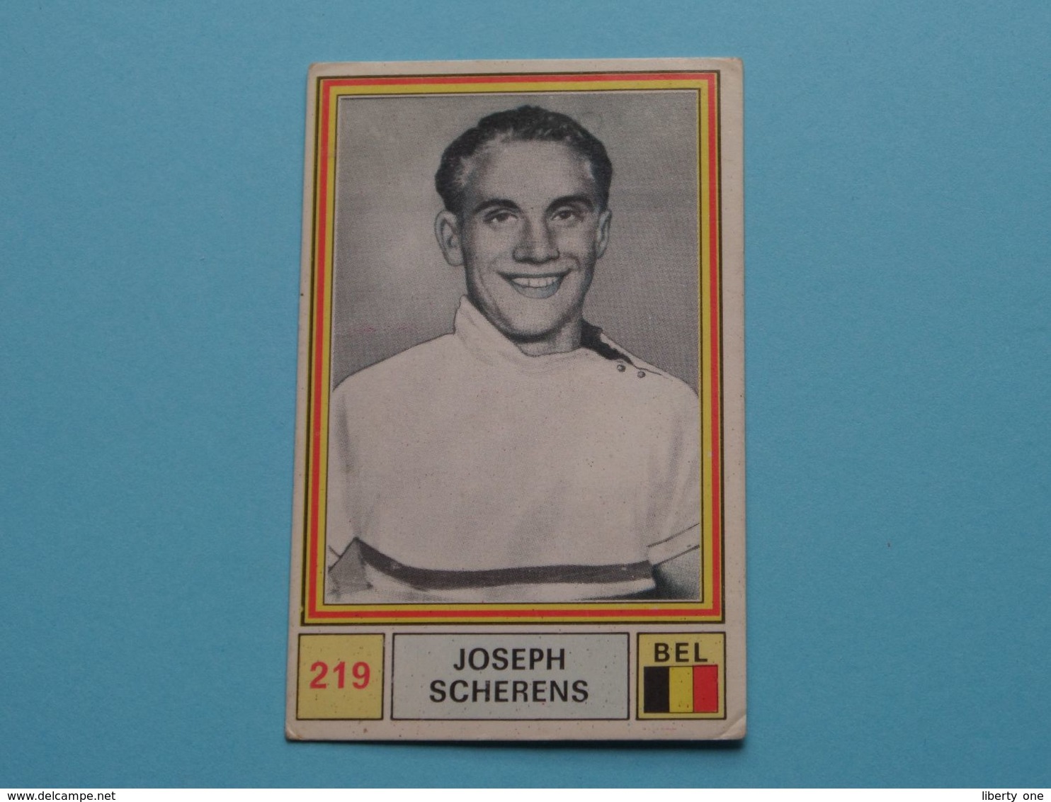 JOSEPH SCHERENS België ( Sprint 71 >  Nr. 219 ) - Figurine PANINI Modena ( 2 Scans ) ! - Cyclisme