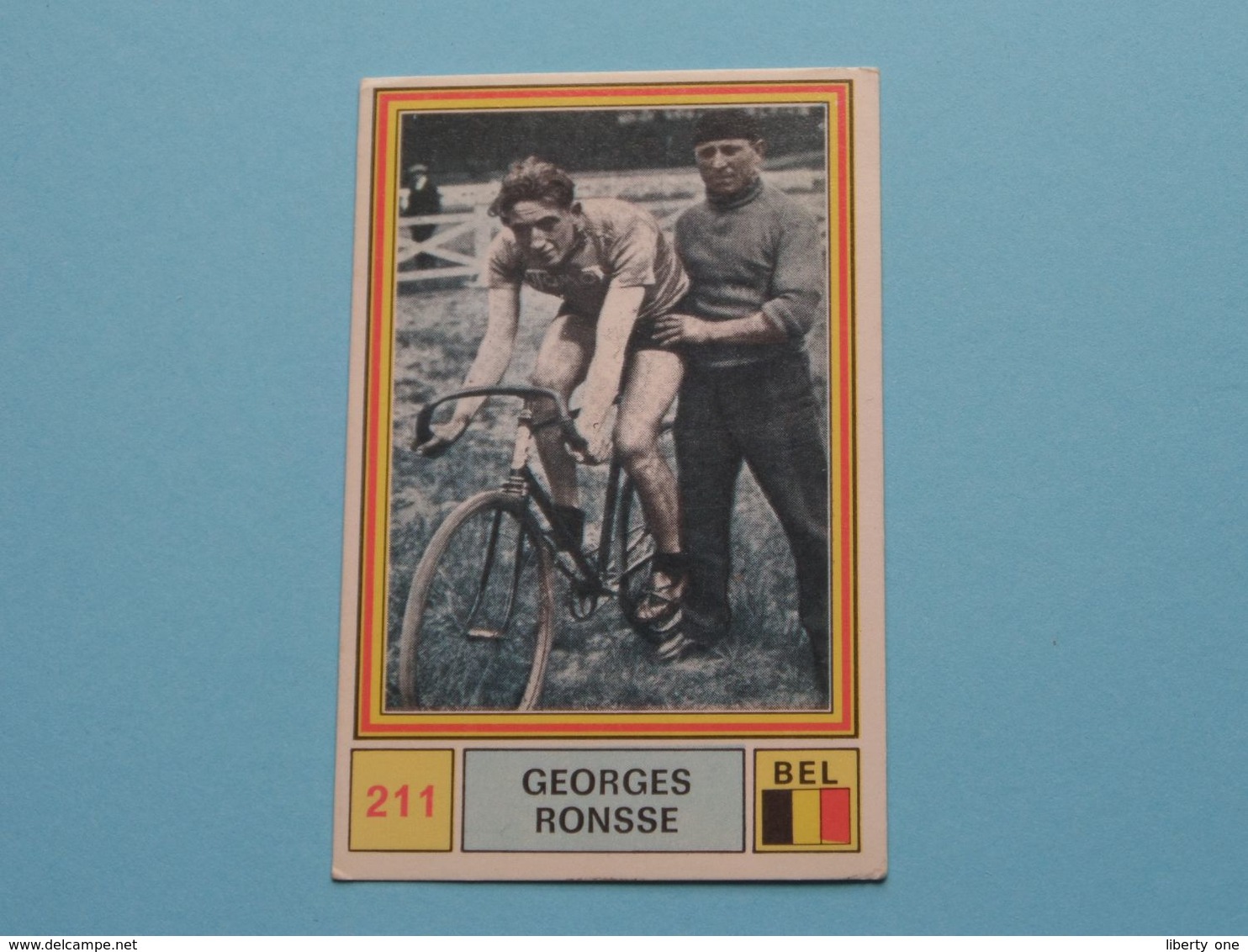 GEORGE RONSSE België ( Sprint 71 >  Nr. 211 ) - Figurine PANINI Modena ( 2 Scans ) ! - Cyclisme