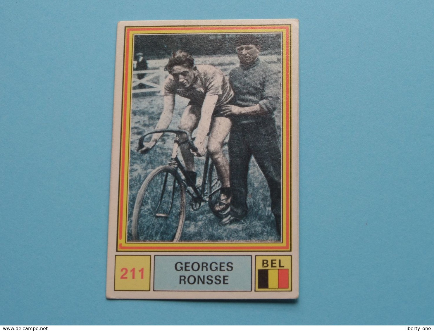 GEORGES RONSSE België ( Sprint 71 >  Nr. 211 ) - Figurine PANINI Modena ( 2 Scans ) ! - Cyclisme