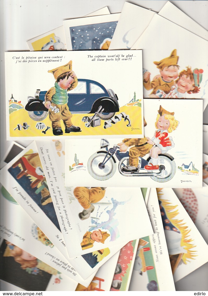 **** Illustrateur *** Collection Enfantine JANSER Les 20 Complete En Parfait état Neuve - Janser