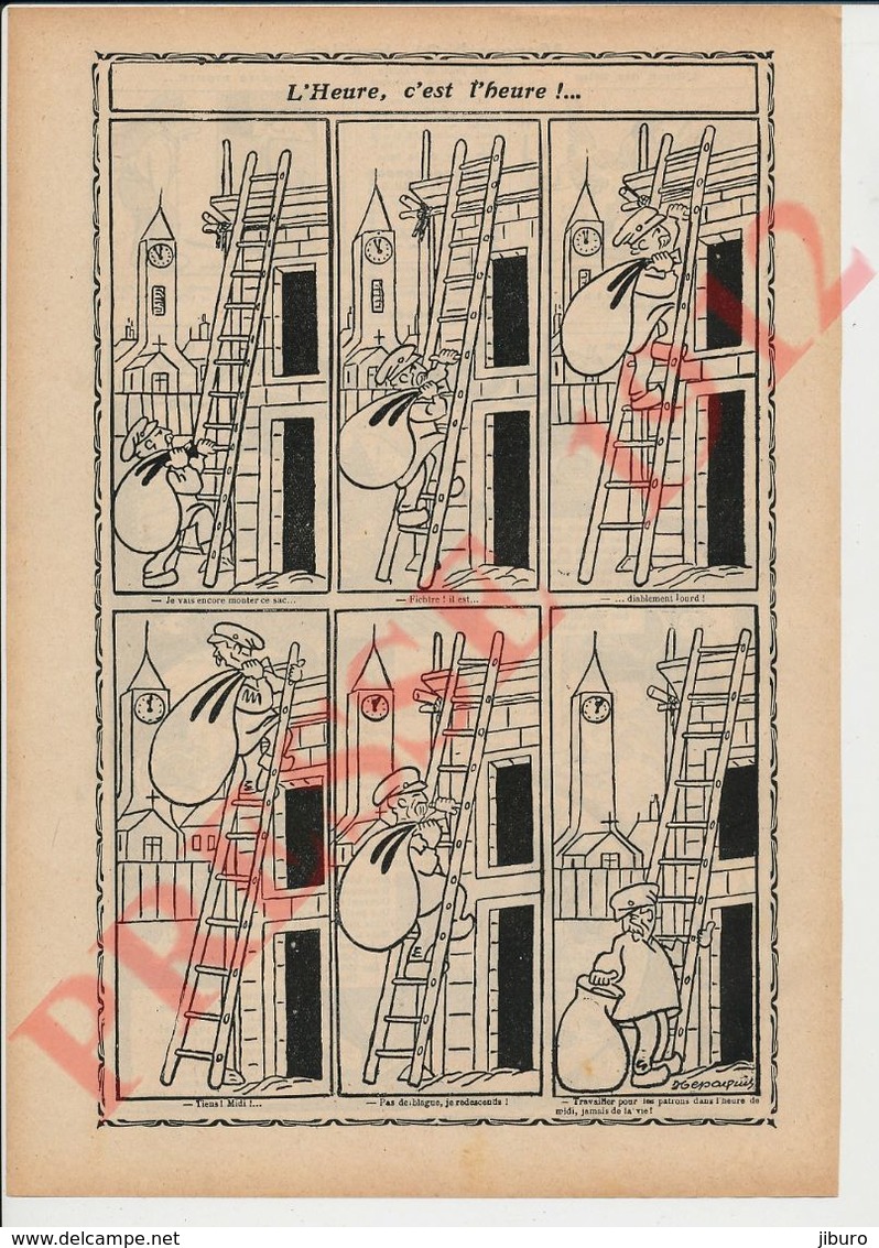 2 Scans Humour Chauffeur Automobile (Chauffard ??) Accident Voiture Métier Maçon ? Construction Immeuble échelle 229CH18 - Non Classés