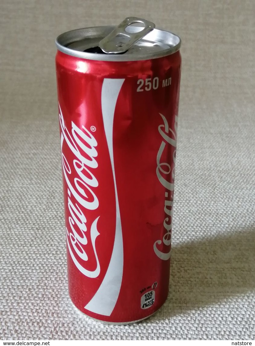 KAZAKHSTAN.  DRINK   "COCA-COLA"  CAN..250ml. 2014 - Cannettes