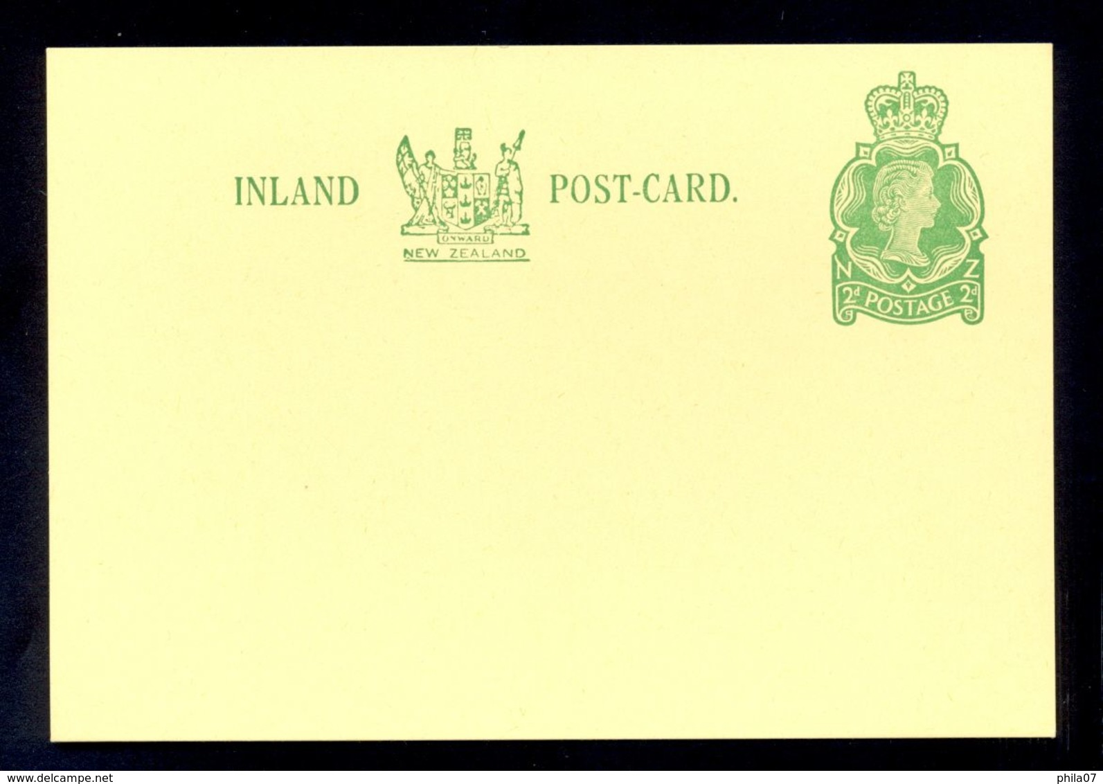 NEW ZEALAND - INLAND - Post-card With Imprinted Value, Not Traveled In Good Condition. - Postwaardestukken