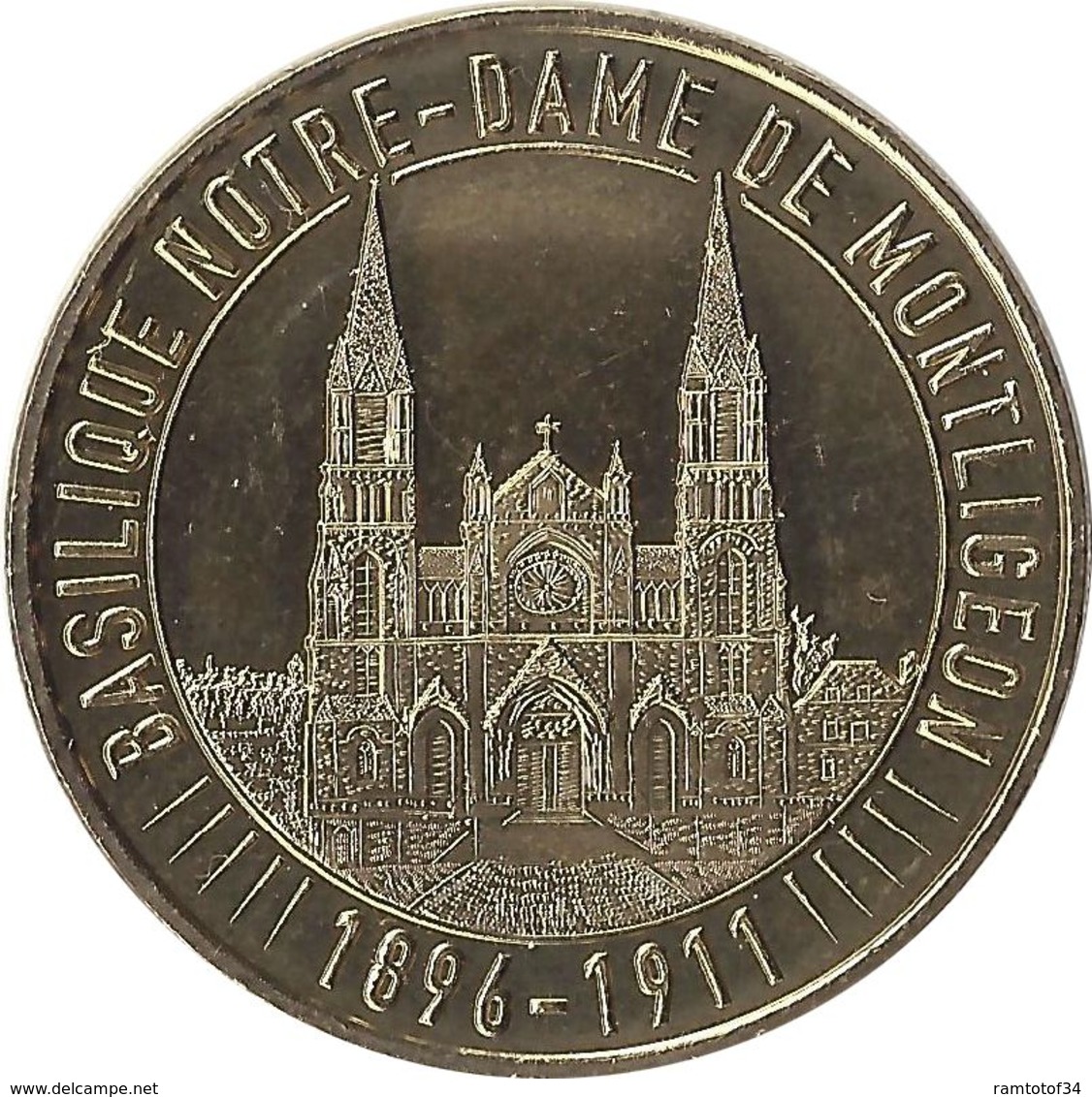 2019 MDP436 - MONTLIGEON - Basilique Notre Dame 2 / MONNAIE DE PARIS - 2019