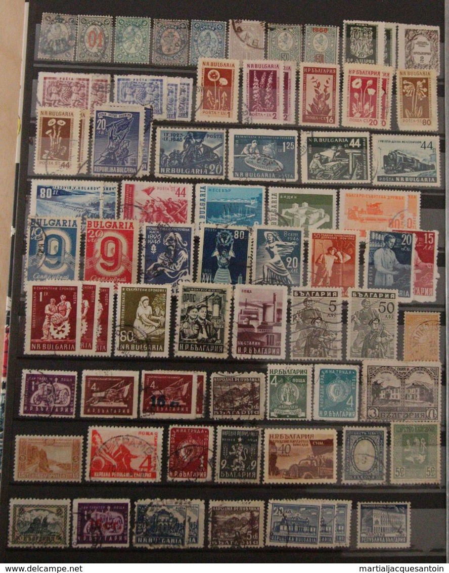 Bulgarie / Bulgaria 268 Timbres Différents - Collections, Lots & Séries