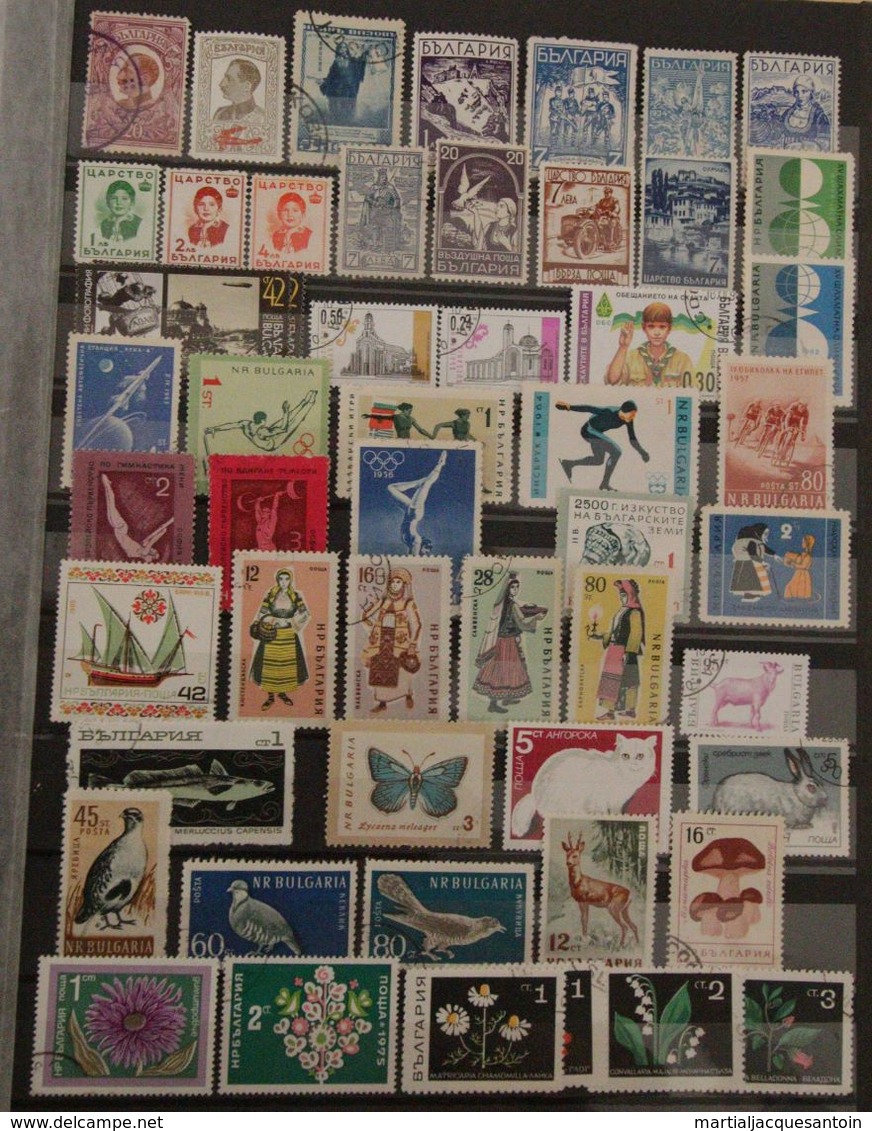 Bulgarie / Bulgaria 268 Timbres Différents - Collections, Lots & Séries