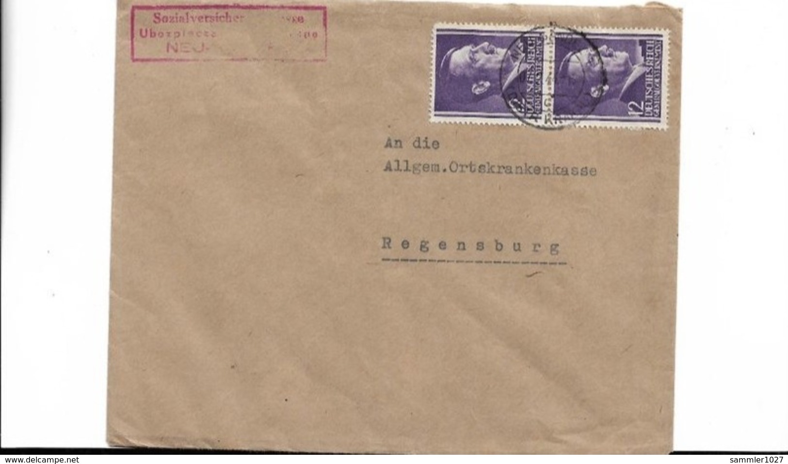 Brief Aus Krakau 1944 - Occupation 1938-45