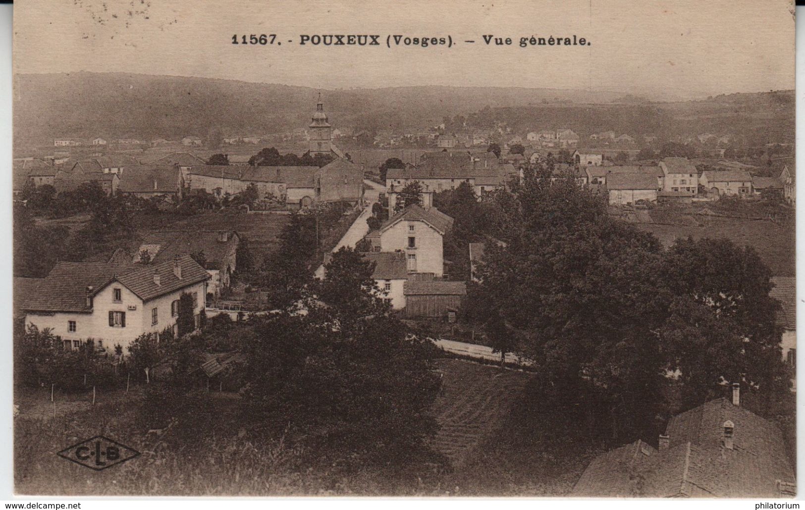 88 POUXEUX   Vue Générale - Pouxeux Eloyes