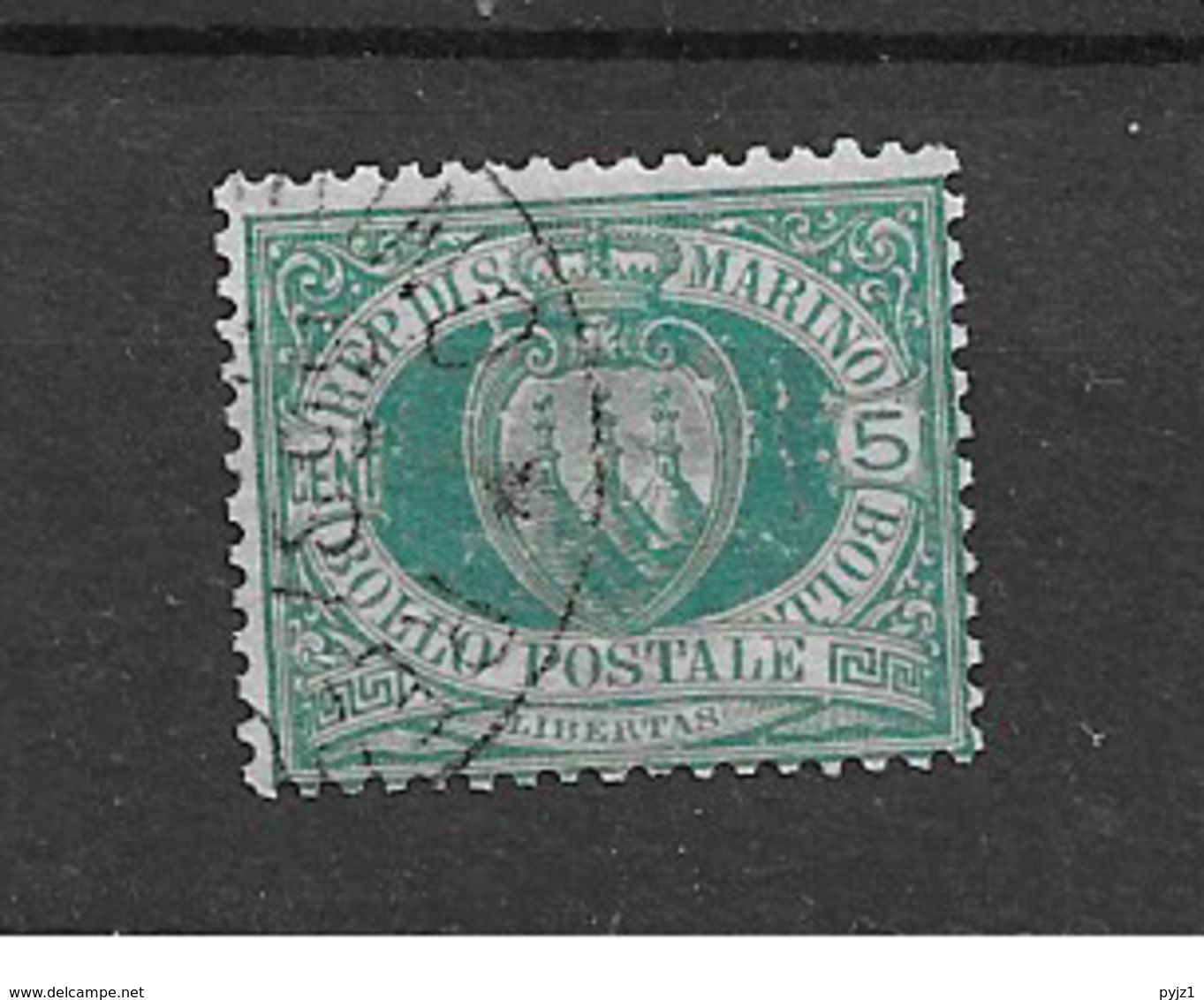 1894 USED San Marino Mi 26 - Gebraucht