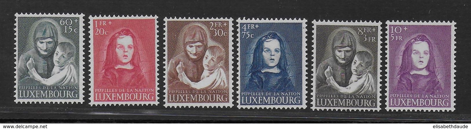 LUXEMBOURG - 1950 -  YVERT 433/438 ** MNH - COTE = 140 EUR. - Ungebraucht