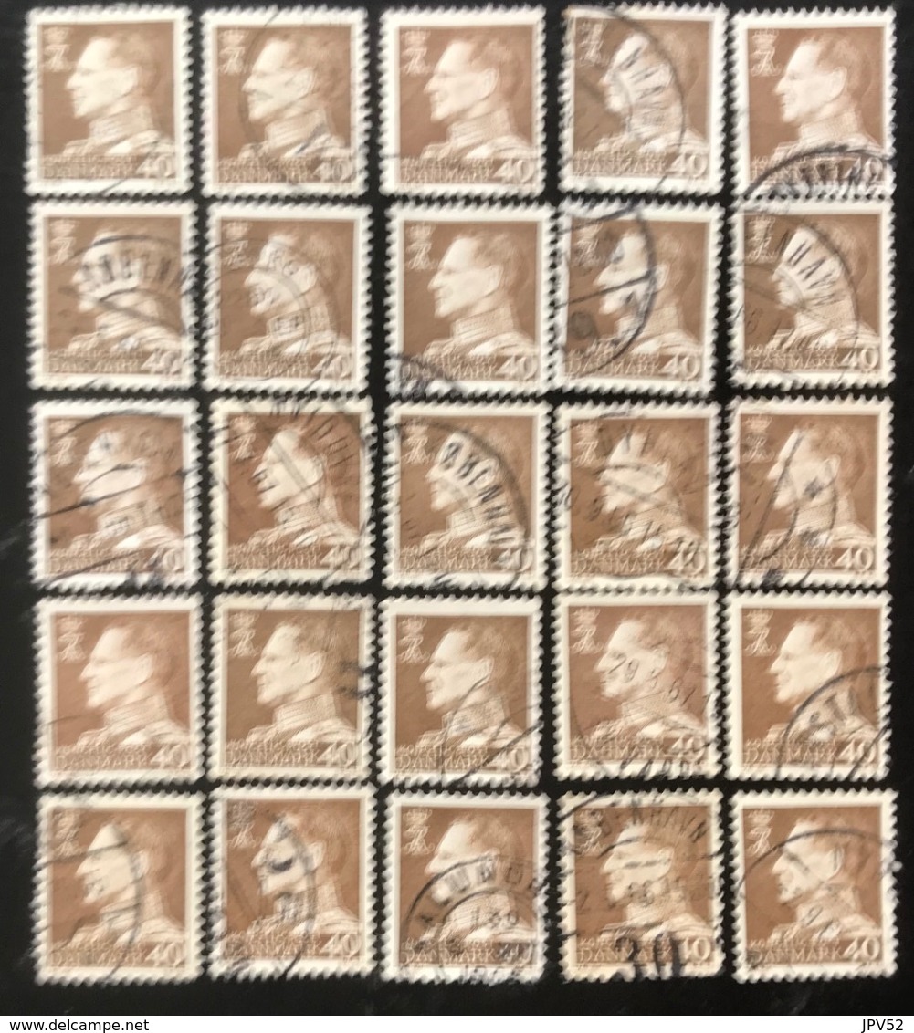 Danmark - Denmark - Denemarken - D2/6 - (°)used - 1961 - Koning Frederik IX (40) - Verzamelingen