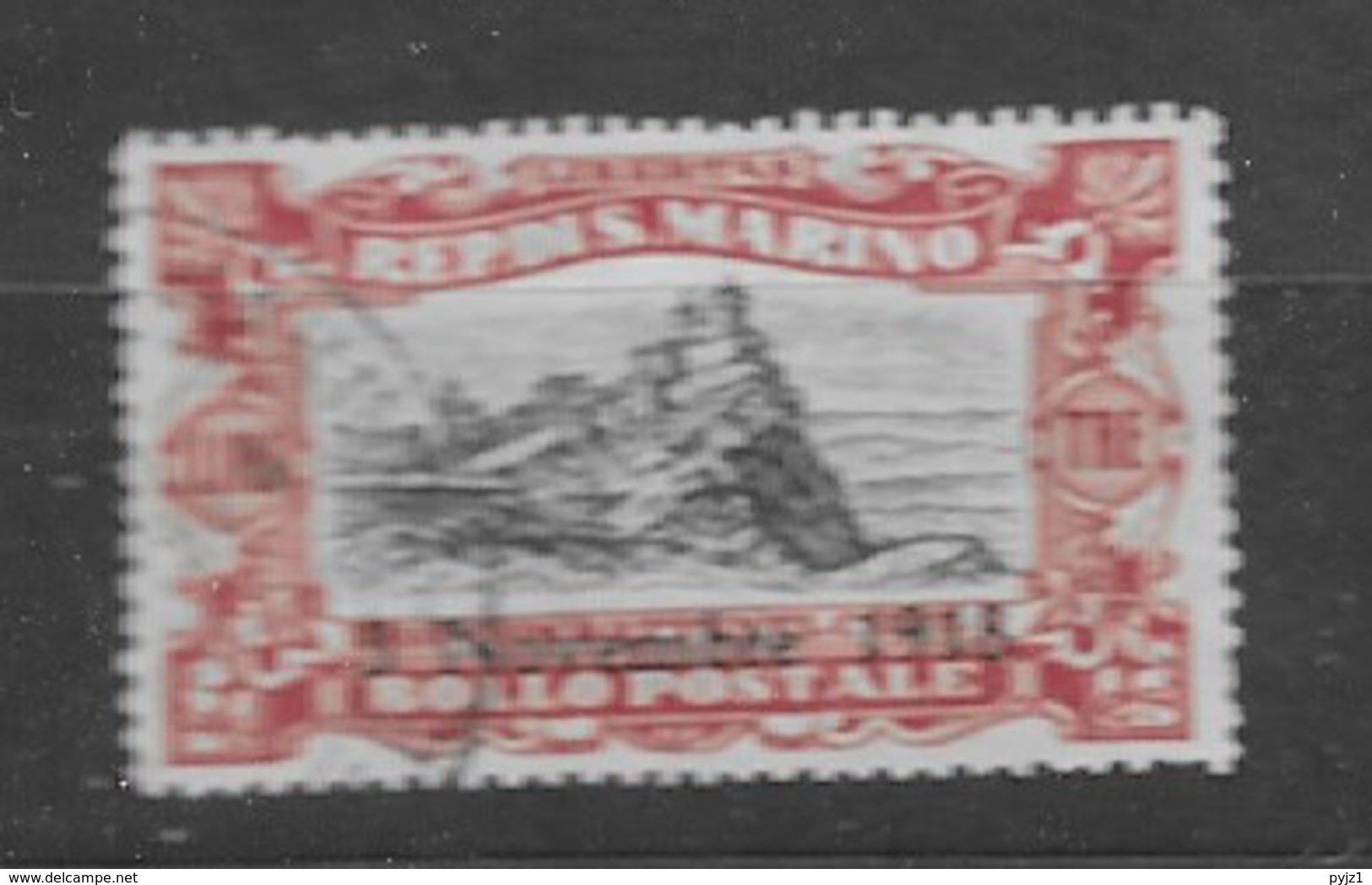 1918 USED San Marino Mi 67 - Oblitérés