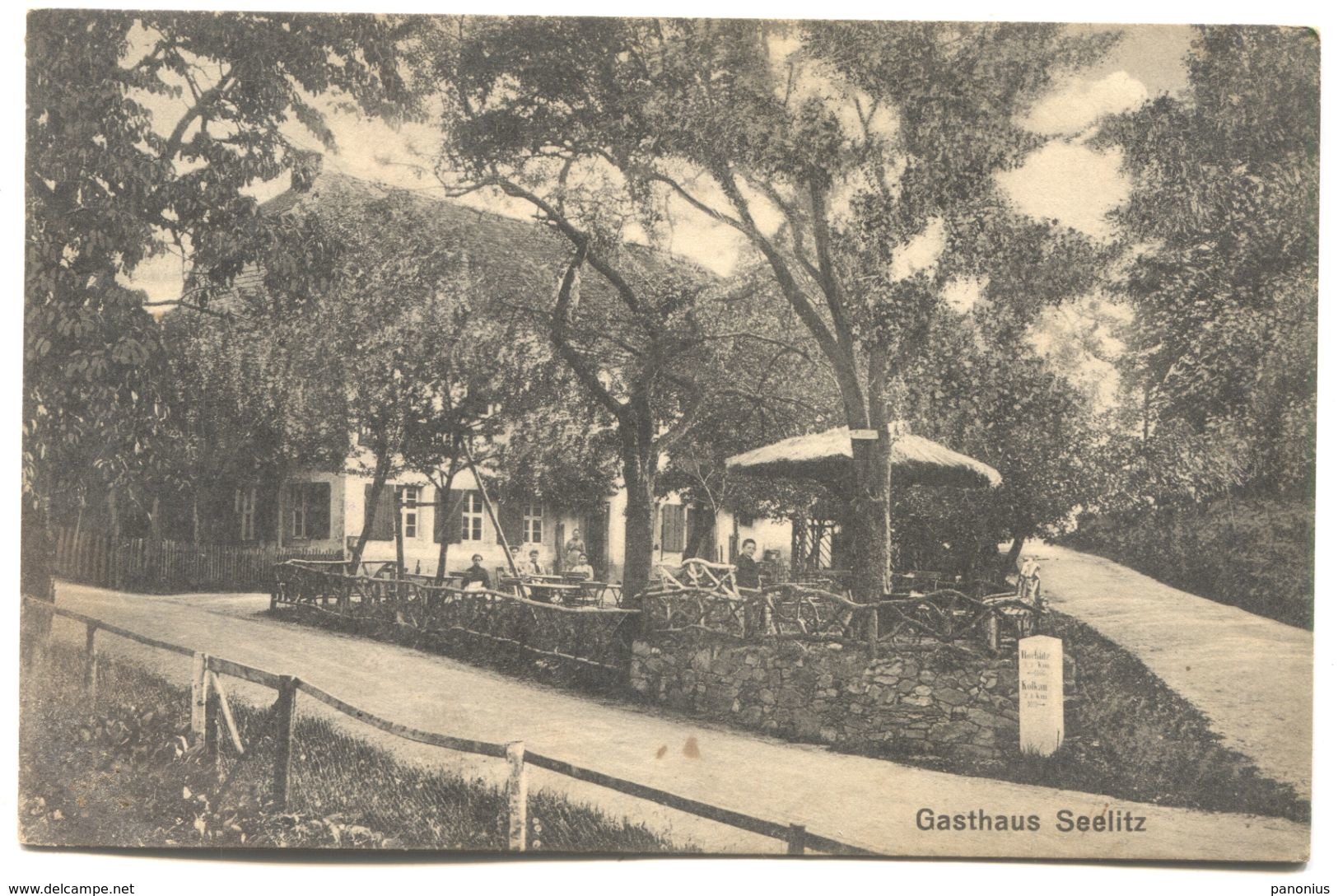 ROCHLITZ - GERMANY, GASTHAUS SEELITZ, Year 1914 - Rochlitz