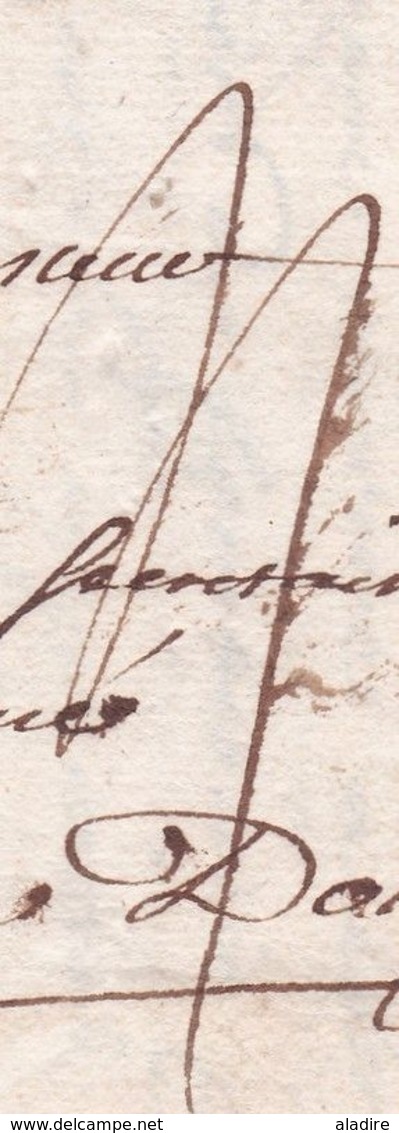 1741 - Marque Postale De LILLE, Nord (4 X 13 Mm) Sur LAC Pliée De 2 Pages Vers Douay, Douai - 1701-1800: Precursors XVIII