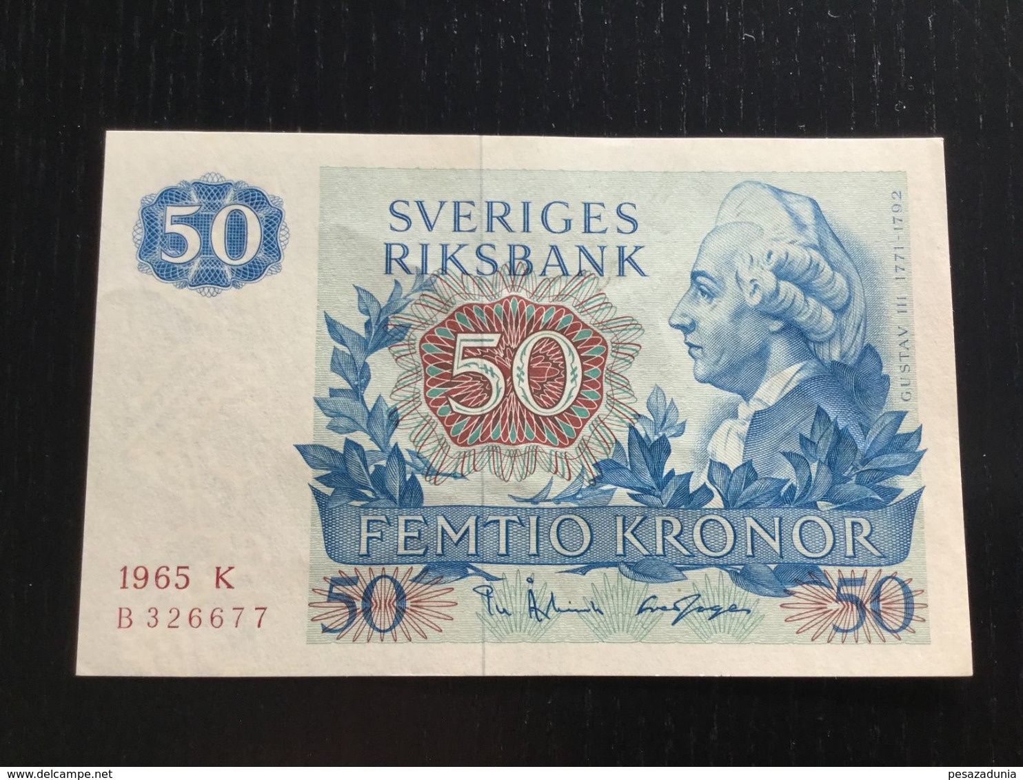 SWEDEN 50 KRONOR BANKNOTE 1965 AU P-53a First Year Of This Banknote! - Suède