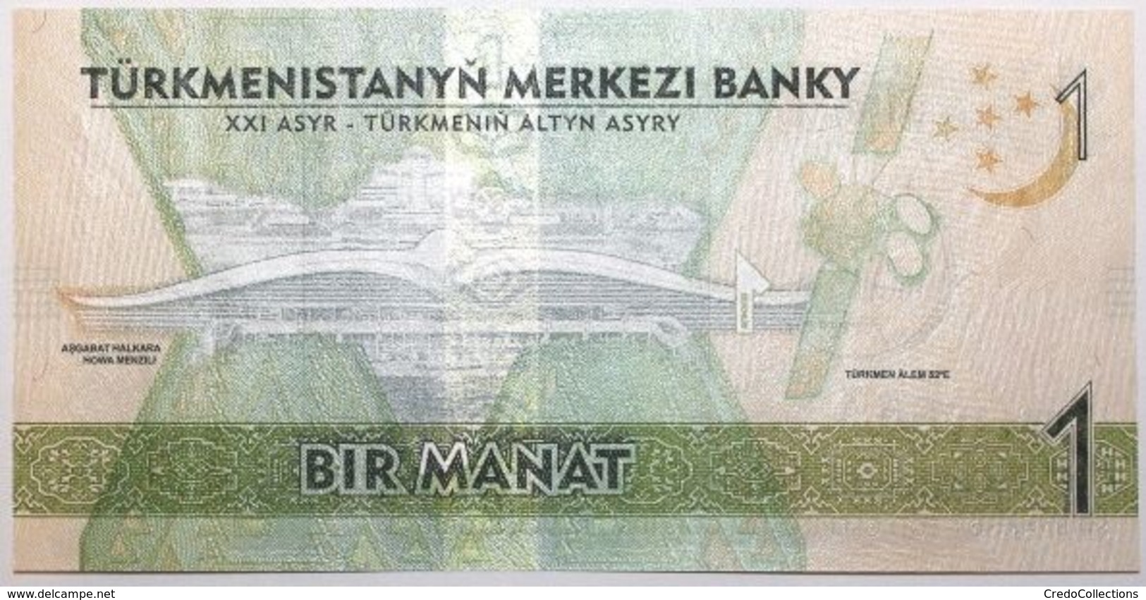 Turkménistan - 1 Manat - 2017 - PICK 35a - NEUF - Turkmenistan