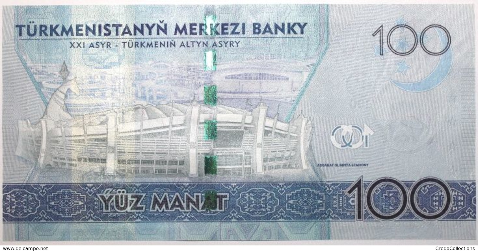 Turkménistan - 100 Manat - 2017 - PICK 40a - NEUF - Turkmenistan