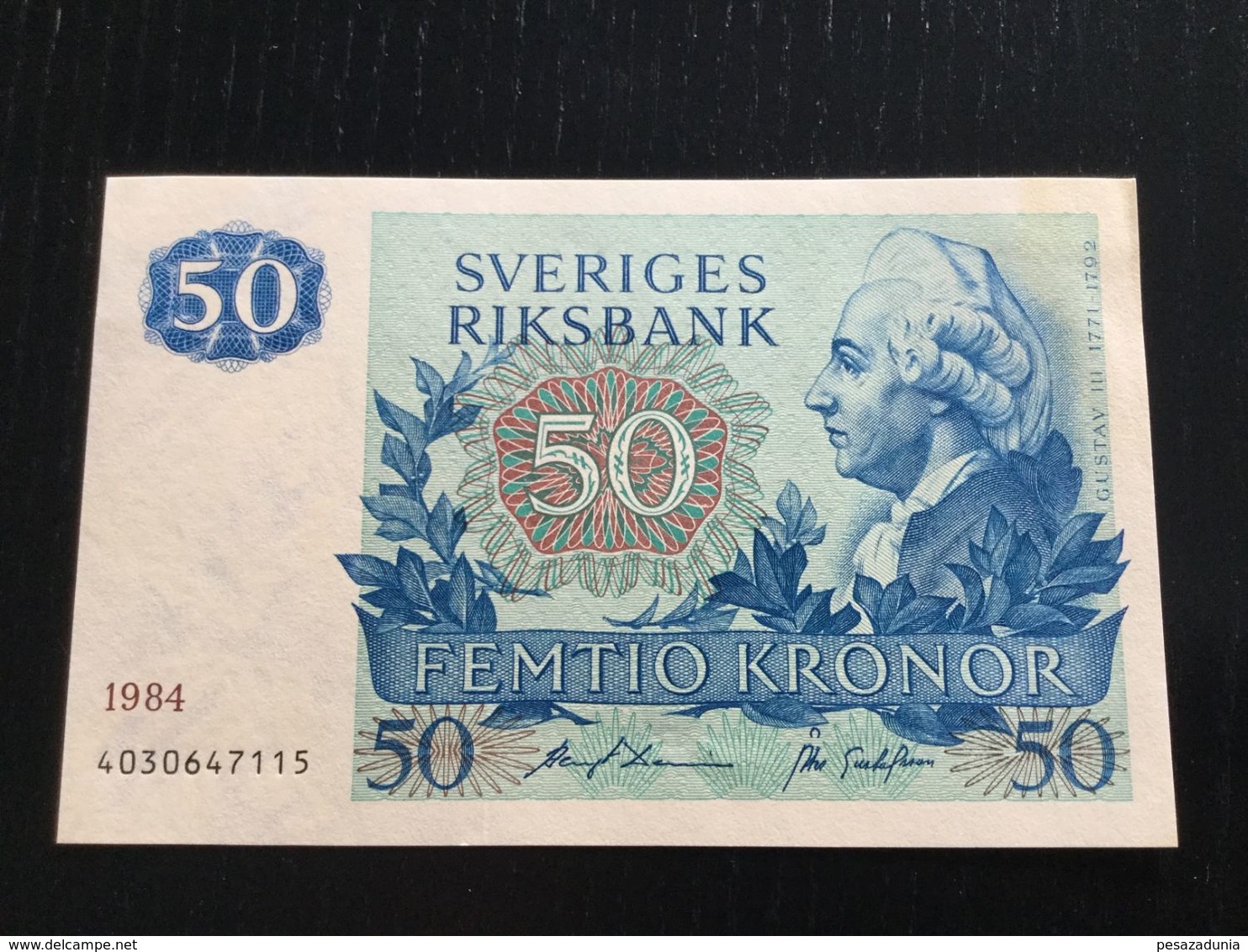 SWEDEN 50 KRONOR BANKNOTE 1984 AU P-53d - Svezia