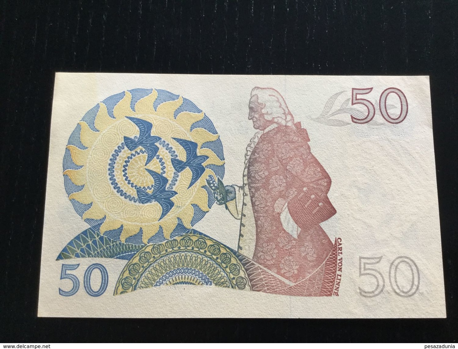 SWEDEN 50 KRONOR BANKNOTE 1984 AU P-53d - Svezia