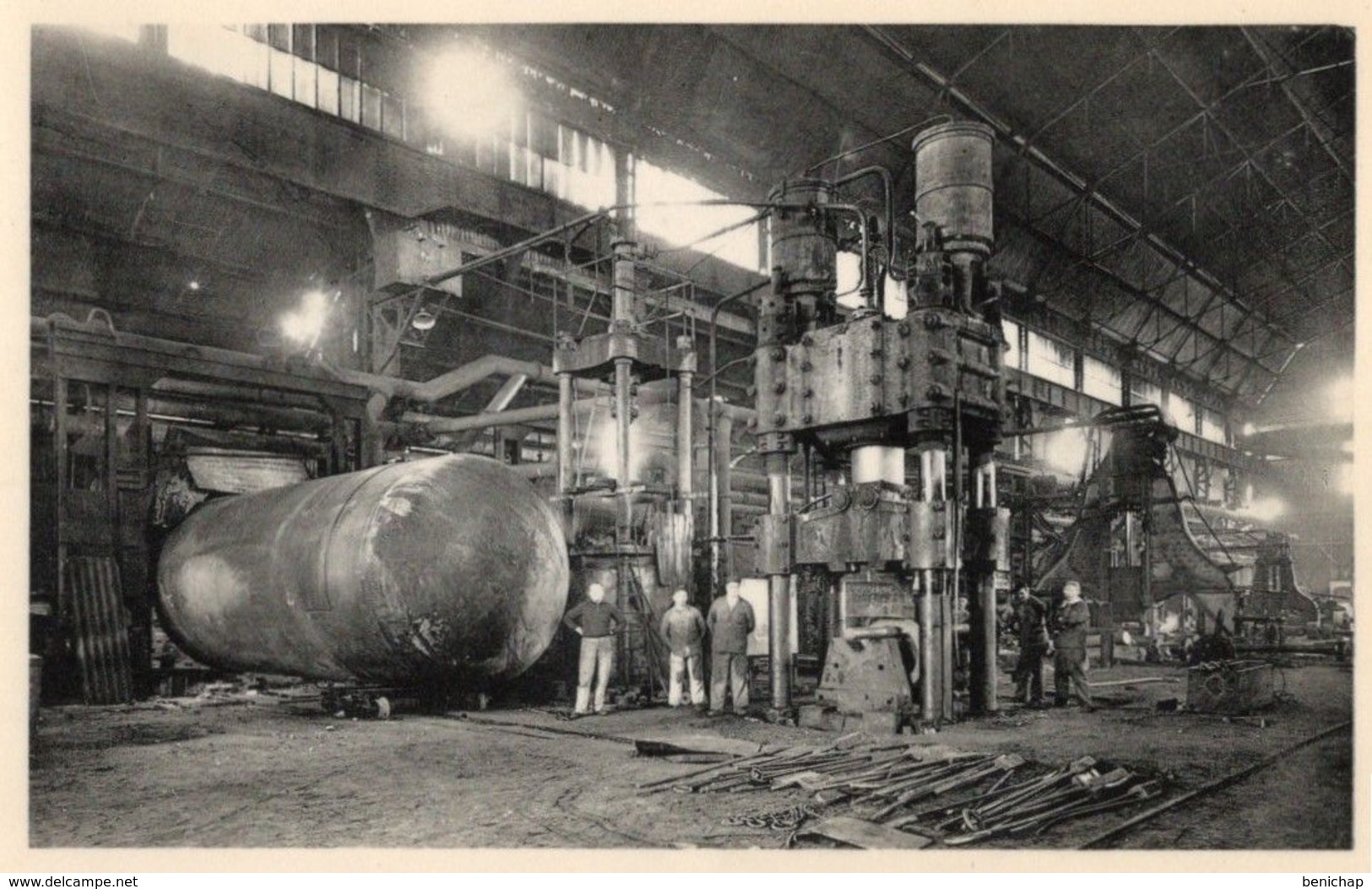 CPA NELS - USINES METALLURGIQUES DU HAINAUT - COUILLET - ATELIERS DE CONSTRUCTIONS - FORGES - MARTEAUX PILONS. - Charleroi