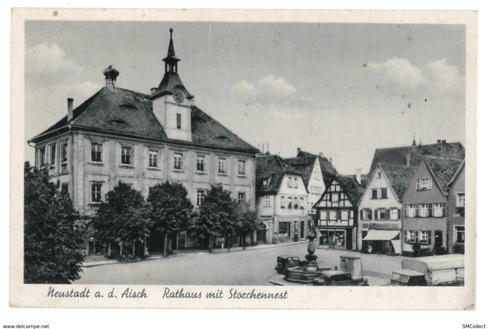 Neustadt An Der Aisch. Rathaus Mit Storchennest (9275) - Bad Windsheim