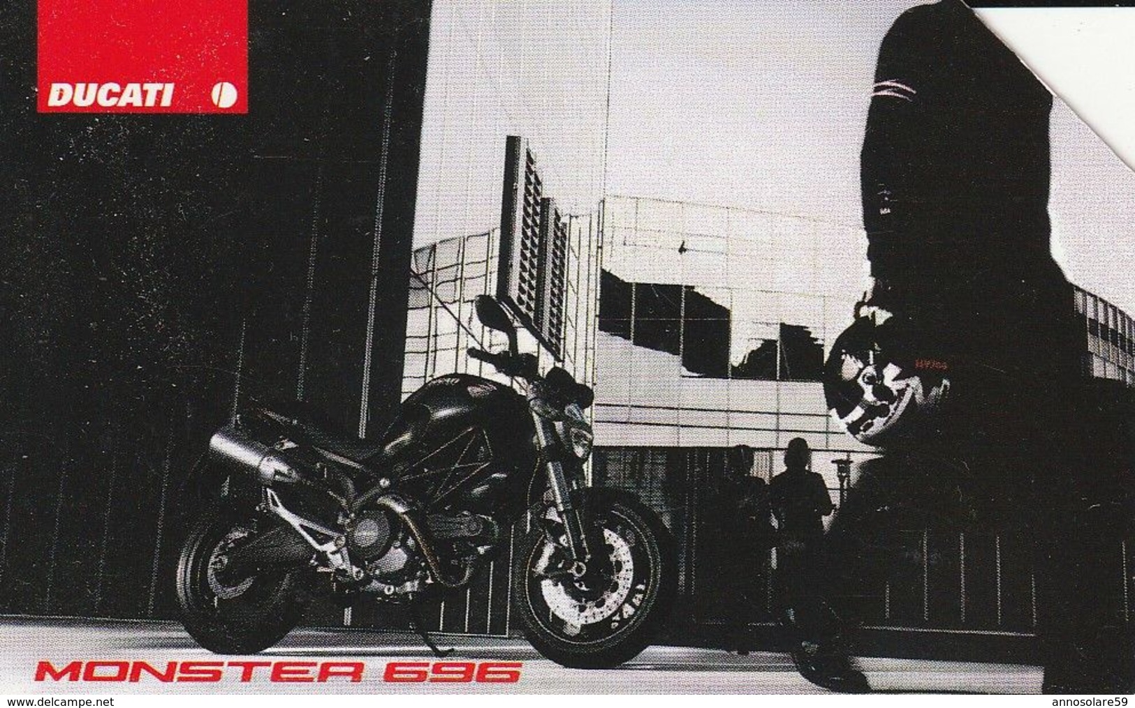 DUCATI MONSTER 696 SCHEDA TELEFONICA TELECOM 2541 USATA - TIRATURA LIMITATA 30.000  - LEGGI - Motorbikes