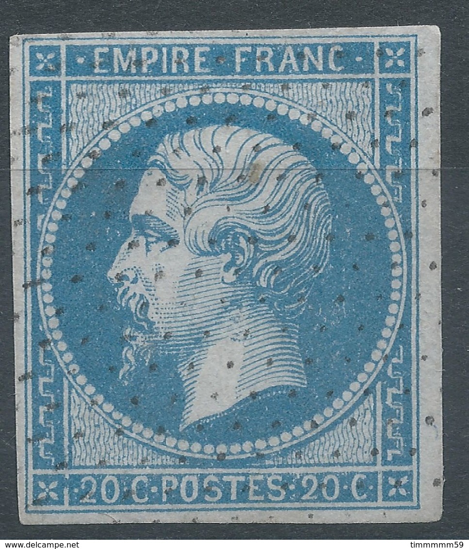 Lot N°56605   N°14B, Oblit Roulette De Petits De Points, Bonnes Marges, Sans Pli, Ni Clair - 1853-1860 Napoléon III.