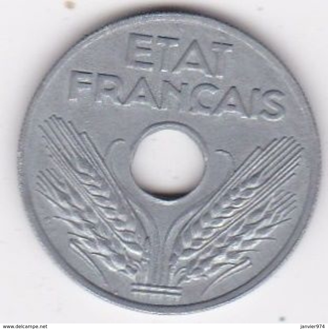 20 Centimes 1943 Etat Français En Zinc , 3,1 G , Superbe - 20 Centimes